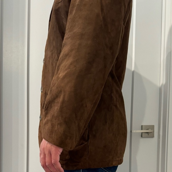 Suede Coat with Fleece Lining (Tall) - Picture 11 of 15